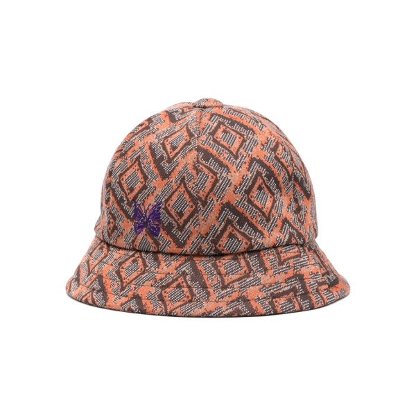 abstract-print bucket hat