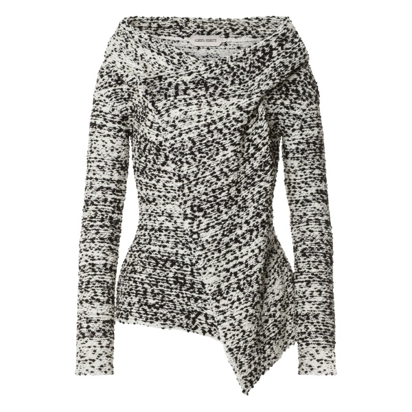 asymmetric draped jacket