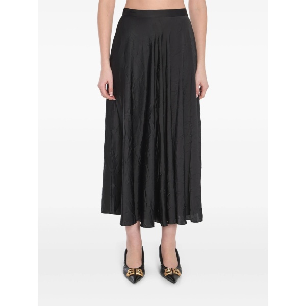 asymmetrical midi skirt