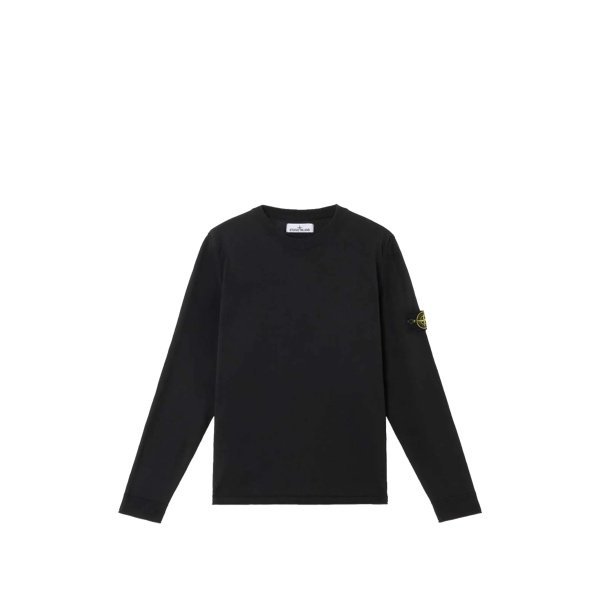 badge long-sleeve knitwear