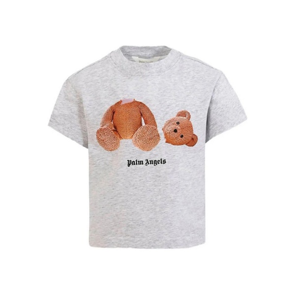 bear-print T-shirt