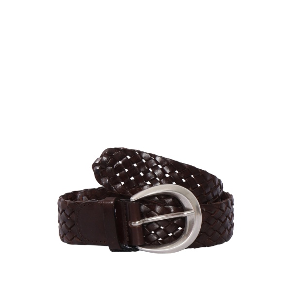 braided leather belt