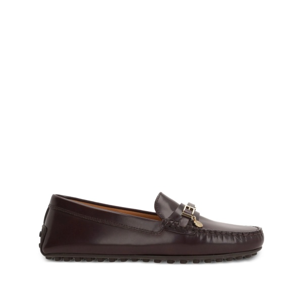 buckle-detail leather loafers