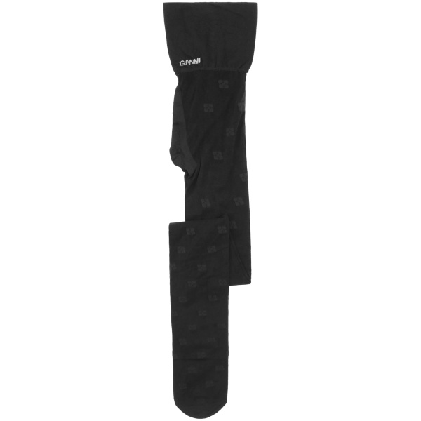 Butterfly logo-pattern tights