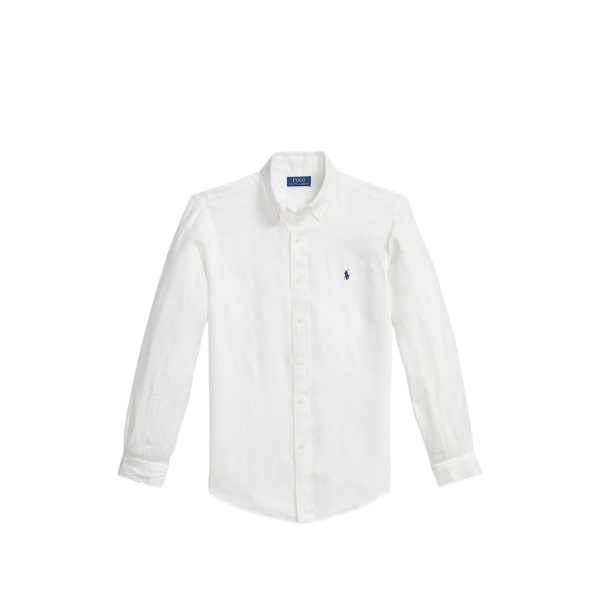 button-down pony-detail shirt
