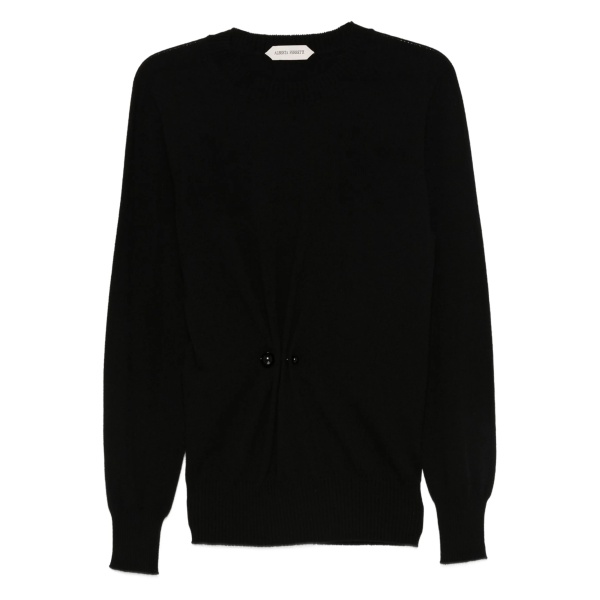 button-embellished sweater