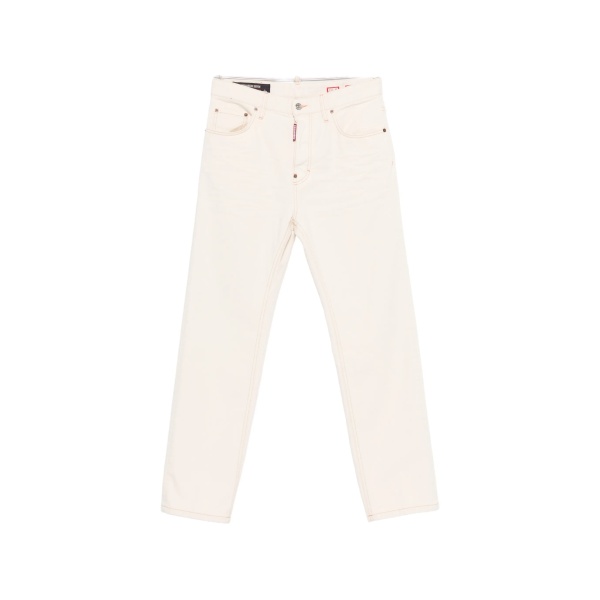 button-fastening jeans