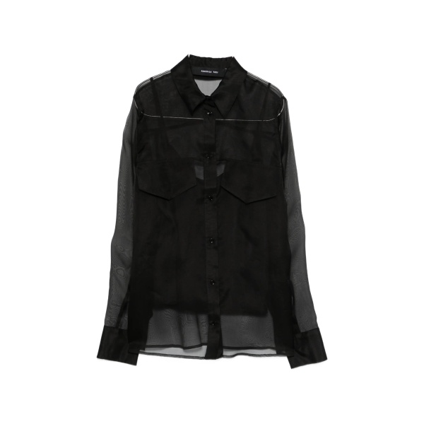button-fastening shirt