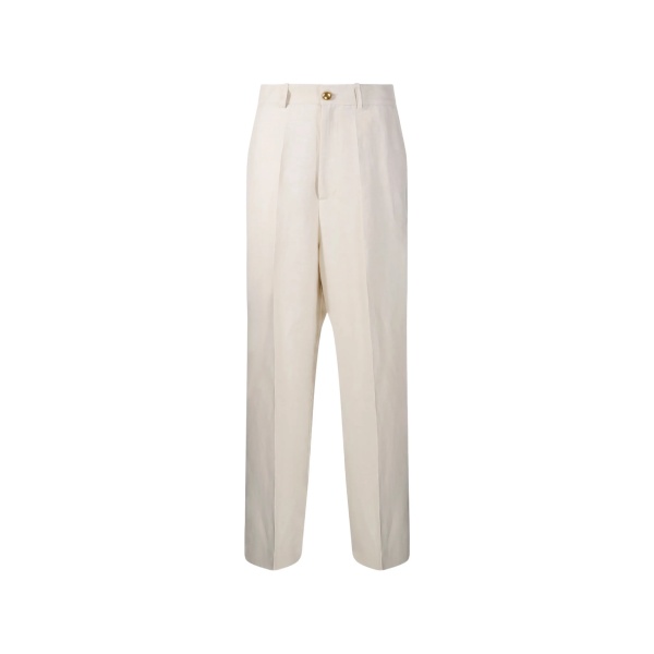 button-fastening trousers