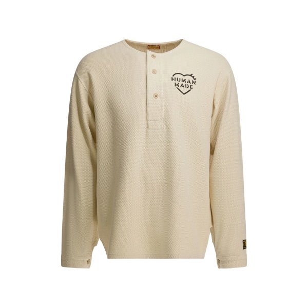 button long-sleeve sweater
