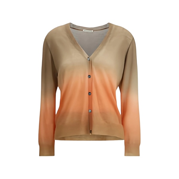 button ombre cardigan
