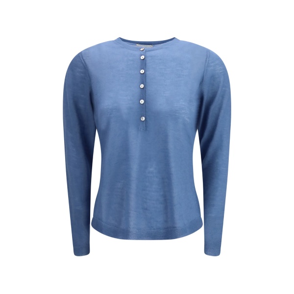 buttoned henley top