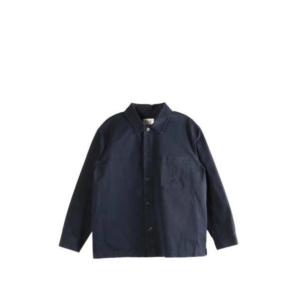 buttoned pocket overshirt