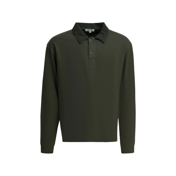 buttoned polo shirt