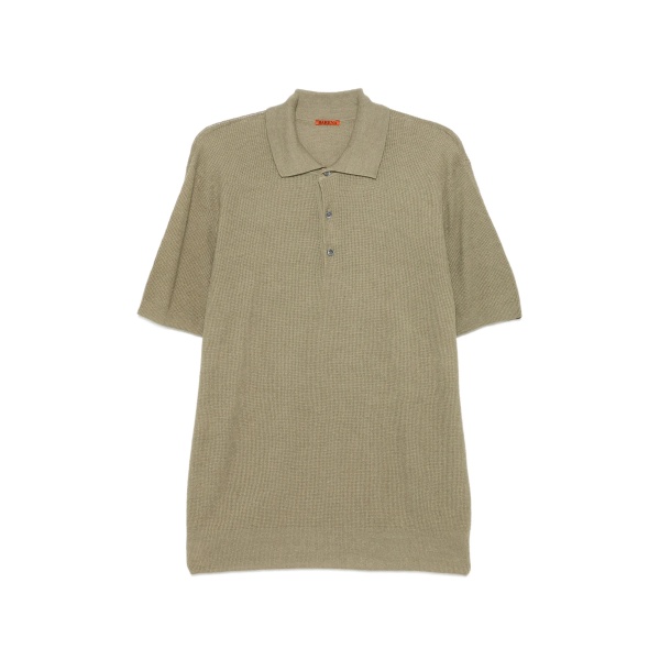 buttoned polo shirt