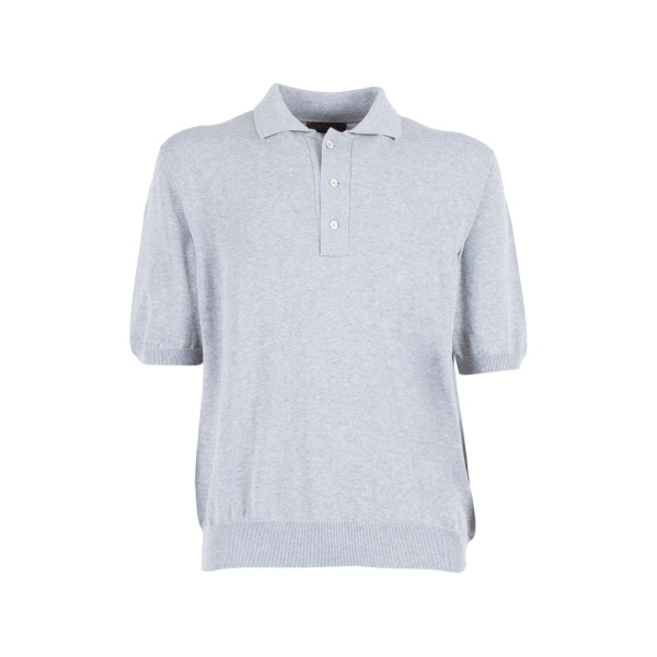 buttoned polo shirt