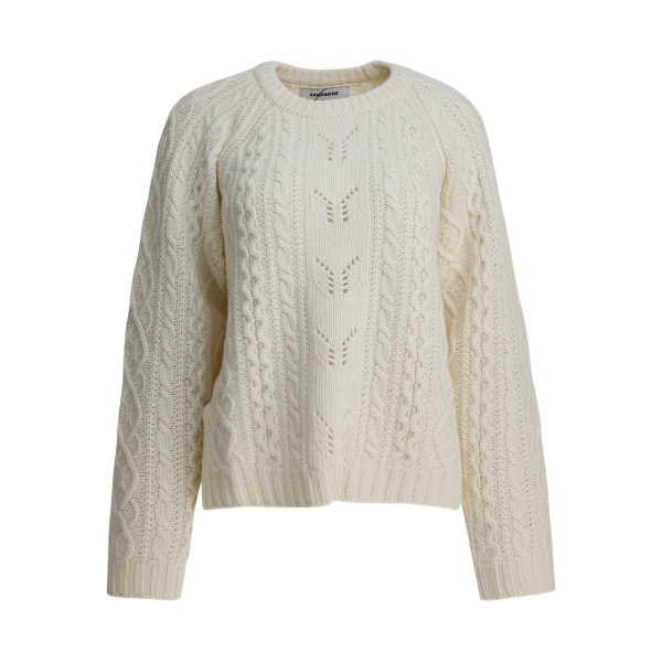cable-knit knitwear