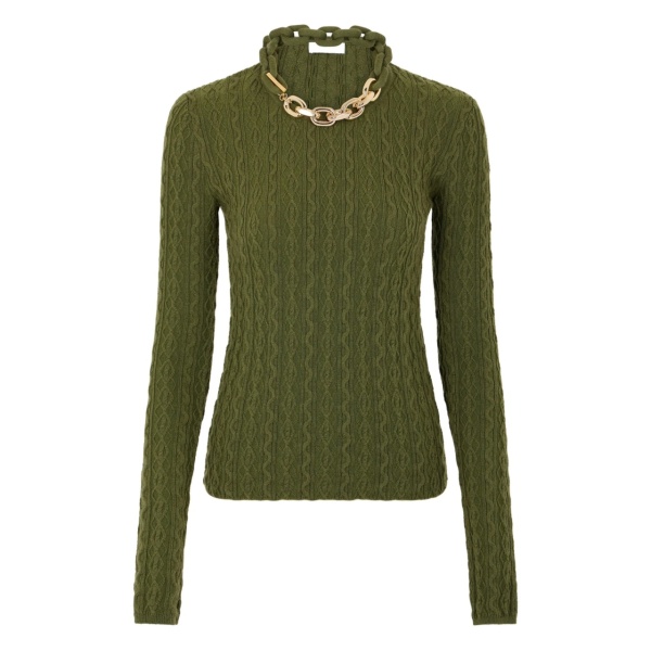 cable-knit top