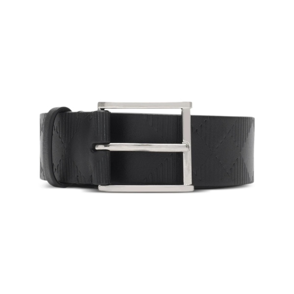 check leather belt