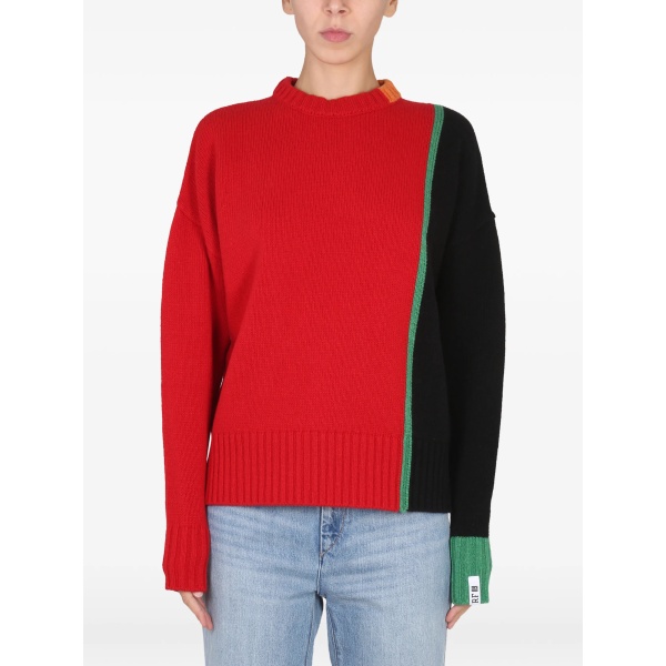 colour-block sweater