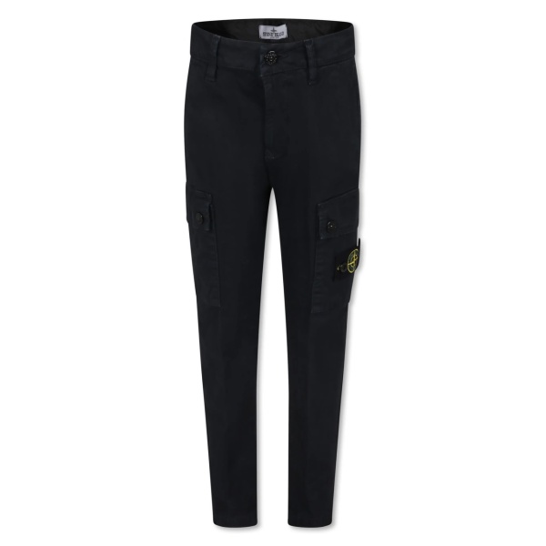 Compass-badge cargo trousers