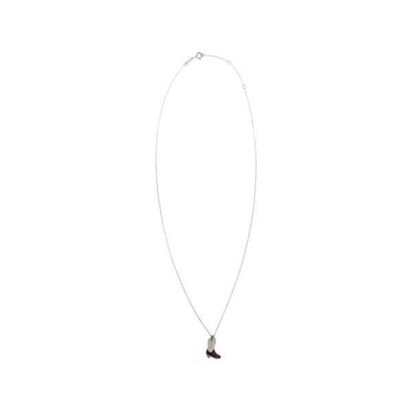 cowboy boot pendant necklace