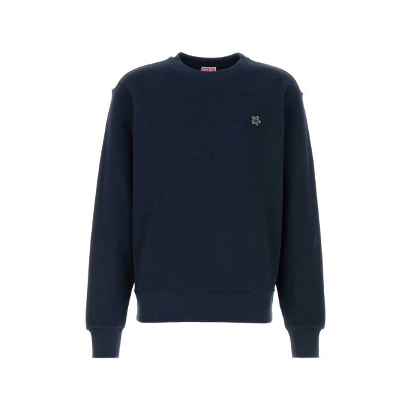 crew-neck cotton sweatshirt
