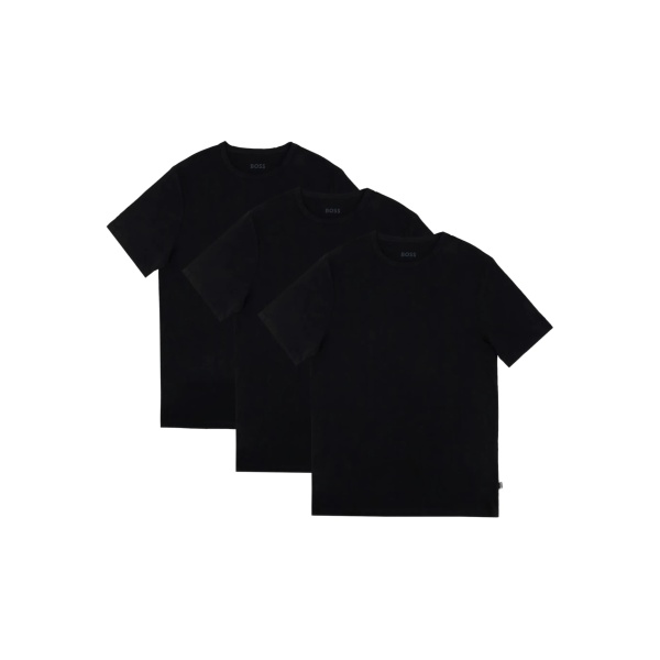 crew-neck short-sleeve T-shirt (pack of three)