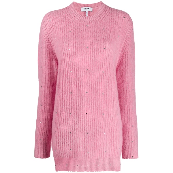 crystal-embellished jumper