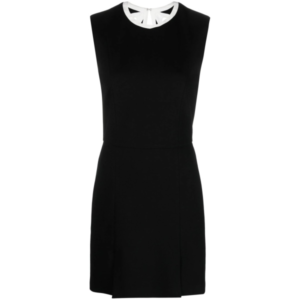cut-out detail sleeveless minidress