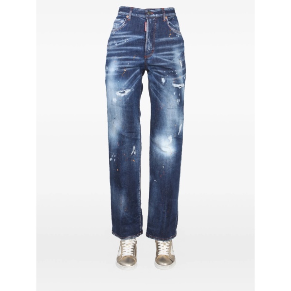 distressed jeans