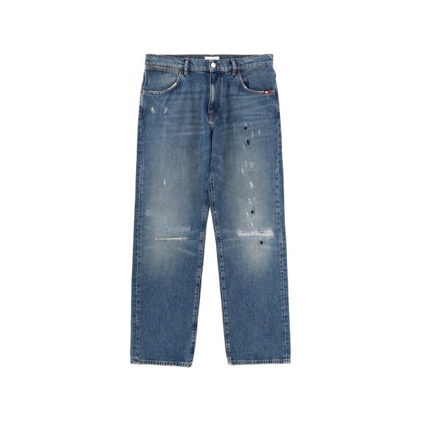 distressed jeans