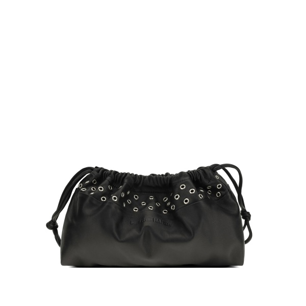 Double Clutch with eyelets clutch bag