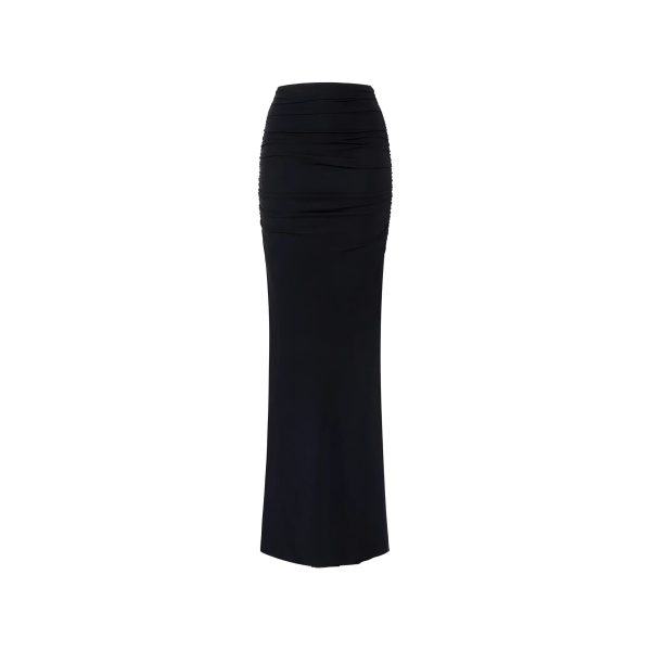draping jersey long skirt