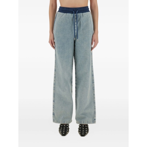 drawstring waistband trousers