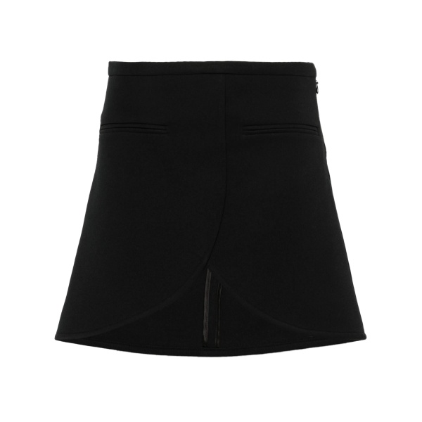 Ellipse twill mini skirt