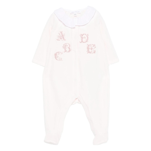 embroidered-letters romper