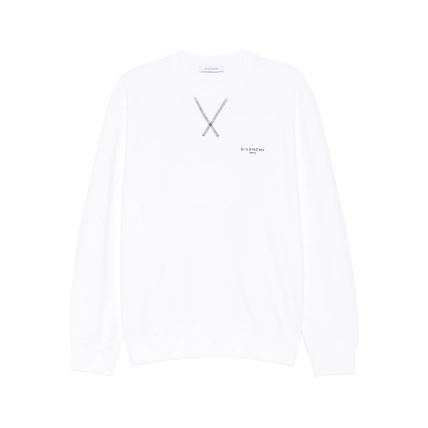 embroidered-logo cotton sweatshirt