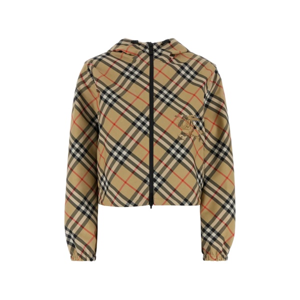 embroidered twill reversible jacket