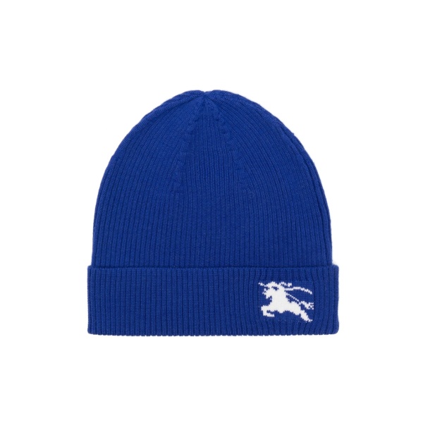 Equestrian Knight-motif knitted beanie