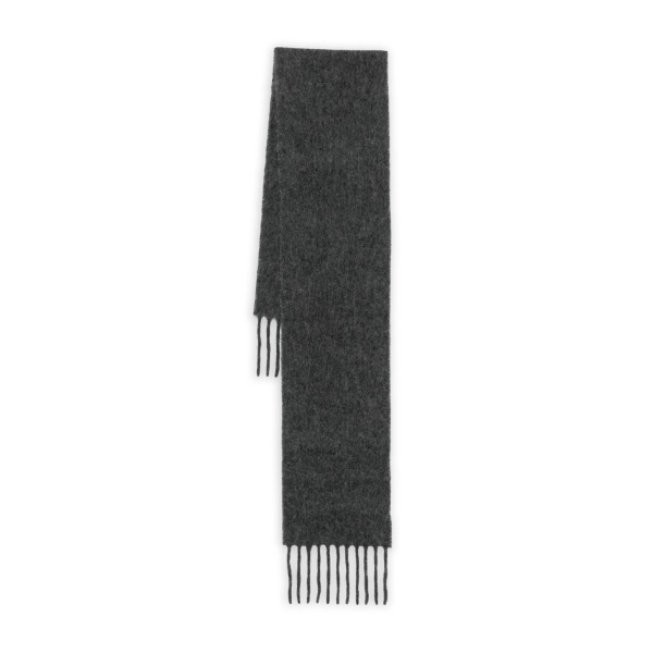 Estate fuzzy fringe scarf