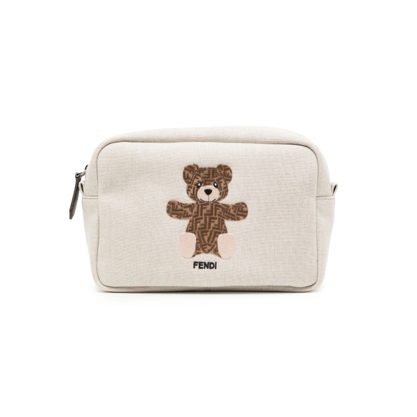 FF Teddy Bear zipped wash bag
