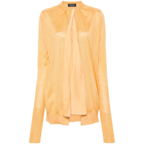fine-knit cardigan