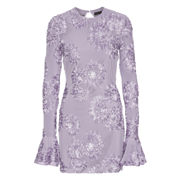 floral mesh dress