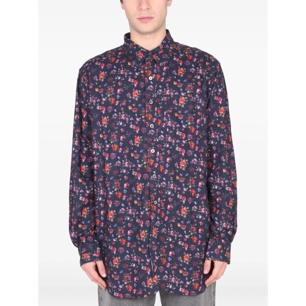 floral-print shirt