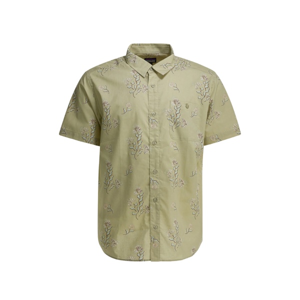 floral-print short-sleeve shirt