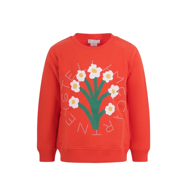 floral-print sweater