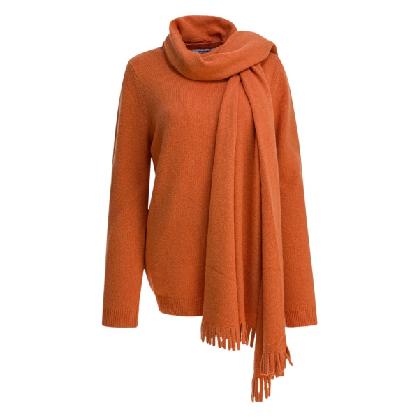 fringed scarf knitwear