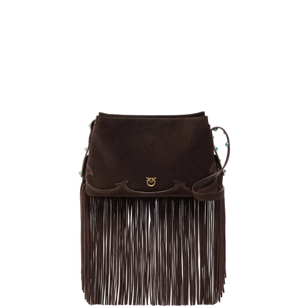 fringed shoulder bag