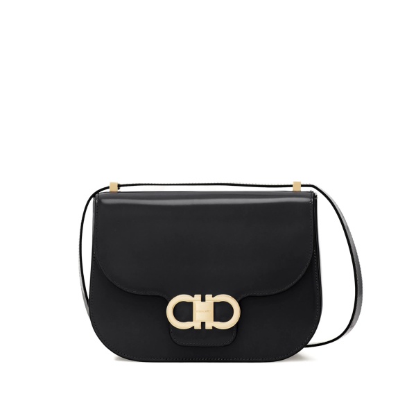Gancini flap crossbody bag